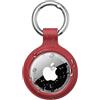 PESTON Porta AirTag, Custodie IP67 per Apple AirTag 1ª e 2ª Gen | Protezione AirTag, silicone da 2,5 mm, portachiavi in lega di zinco, per chiavi, valigie, zaini e collari, AirTag non incluso