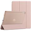JETech Custodia per iPad Air 2, Oro Rosa | Cover Retro Traslucido Sottile, Supporto Tri-Pieghevole, Auto Svegliati/Sonno, Antiurto