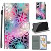 SIENIANLINE Cover per Honor 90 Pro 5G custodia portafoglio Colorato | Chiusura magnetica, Scomparti carte, Funzione supporto, Pelle PU flip cover per Honor 90 Pro 5G