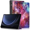 Yiernuo Custodia per Samsung Galaxy Tab S9 FE+/Tab S9 FE Plus/Tab S9 Plus 12,4 Pollici SM-X610/X616 X810/X816B/X818U Tablet,Ultra Sottile Cover con Funzione Supporto e Auto Sveglia/Sonno,Galaxy