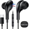 suohong Cuffie con cavo per iPhone 17 Air/16e, certificate MFi, USB C In Ear, magnetiche, microfono per iPhone Air/17 Pro Max/16/15/Samsung S25/S24/iPad Pro