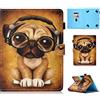 HereMore Custodia per tablet da 9 a 10,1, custodia protettiva per iPad 9.7 2018, Galaxy A6 10.1/Tab E 9.6, ASUS ZenPad 10, Lenovo TB-X103F/Tab 2 A10-70, Huawei MediaPad T3 T5 10/M5 Lite, cane