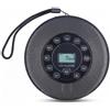 Zunate Lettore CD Portatile, Lettore CD Bluetooth Compatto con Altoparlante, Anti Skip, Microfono Integrato, Supporto Masterizza CD su USB, Registrazione su USB, per MP3 per Auto (BLACK)