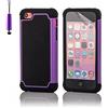 32ndShop 32nd Custodia Protettiva ibrida copertura anti-urti case cover per Apple iPhone 5 5S SE (2016) - Porpora