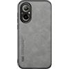 Kepuch Silklike Cover per Oppo Realme C67 4G - Custodia Case Piastra Metallica Incorporata - Grigio