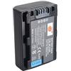 DSTE Batteria di ricambio compatibile con Sony NP-FH50 DSLR-A230 DSLR-A290 DSLR-A330 DSLR-A380 DSLR-A390 DSC-HX1 DSC-HX100V DSC-HX200V HDR-TG5V HDR-TG1E fotocamera digitale