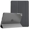 ProCase Cover per iPad Pro 12.9 1a/2a Gen 2017/2015[Vecchio Modello], Auto Svegliati/Sonno,Ultra Sottile e Leggero Custodia Supporto con Retro Semi-Trasparente Copertura Intelligente -Grigio