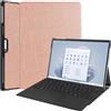 Kepuch Custer Cover per Surface PRO 11/10 / 9,PU-Pelle Case Custodia - Rosso Oro