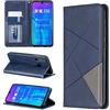 QiongniAN Cover per Huawei Honor 20E ,Custodia per Huawei P Smart+ 2019 POT-AL00 / Honor 10i HRY-LX1T / Honor 20 Lite HRY-L21T / Honor 20i HRY-AL00T / Enjoy 9S Custodia Portafoglio in pelle Flip Case Blue