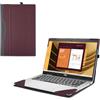 RUNMEIJIA Custodia protettiva per computer portatile Dell Latitude 5550/5540/5530/5520 2021 ~ 2024 [non compatibile con altri modelli]. Custodia protettiva 2 in 1 in pelle PU staccabile per notebook