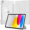 EspZanthic Glitter Custodia per iPad A16 11a/10a Gen 2025 2022 Cover Argento | Portapenne Bumper TPU Morbido Retro Trasparente Effetto Glitter Supporto Sottile Antiurto Leggero Antiscivolo Casa Scuola