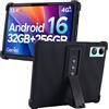MEMELOKA Cover per DOOGEE Tab G6 Max 13.4 Pollici, Custodia Antiurto in Silicone Morbido Protettiva con Supporto[Protezione da Caduta] per DOOGEE Tab G6 Max, Nero