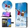 Custom Foto/foto personalizzate, regalo personalizzato, custodia in pelle personalizzata per Huawei P50 P40 P30 P20 Lite Mate 30 Pro P Smart 2019 Honor 30 40 50 60 Pro X9 X30 Magic 4 Flip Cover Nero
