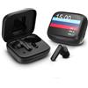 MONTY SOUL - Auricolari wireless con cancellazione attiva del rumore ANC, audio spaziale, equalizzatore 7 modalità, custodia con display touch (ANC LX-10)