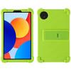 Generico Custodia Per Redmi Pad SE 8.7 - Leggera custodia protettiva antiurto per bambini morbida Silicone Case Cover per Xiaomi Redmi Pad SE 8.7 inch (Verde)