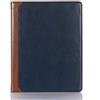 DMaos iPad Pro 12.9 inch (5th 4th 3rd Gen) 2021 2020 2018 Case with Pencil Holder, DMaos Vintage Book Premium Graded Leather Stand Folio Smart Cover - Blue