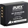 ayex Batteria agli ioni di litio di ricambio adatta come Fujifilm NP-W126S, ad esempio per X-T3 X-T2 X-T1 X-T30 X-T20-1140 mAh, prestazioni eccellenti della batteria, protezione termica migliorata