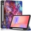 Derwere Custodia per Samsung Galaxy Tab S10 Lite Cover con Portapenne Silicone Antiurto Cover Tablet per Samsung Tab S10 Fe 5G 10.9 Pollici,YHX