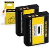 PATONA 2X Batteria per Sony NP-BG1 960mAh 3.5Wh 3.6V | Batteria per CyberShot DSC H3 H7 H9 H10 H20 H50 H55 H70 H90 N1 N2 T20 T25 T100 W30 W35 W50 W55 W70 W80 W85 HX5 HX30V WX1