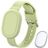 RenSheng GPS Braccialetto Compatibili con Xiaomi Smart Tag Cinturini, Silicone Morbido, Impermeabile e Traspirante, Custodie Protettive con Localizzatore per Bambini e Anziani (L'host Non Include)