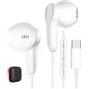 ACAGET Cuffie USB C Magnetico per Redmi Note 15 Pro+ 5G per HONOR 400 Lite | Auricolari Tipo C con Filo per iPhone 17 16 15 Pro Max 16e Pixel 10 9a per Samsung Galaxy A56 A16 A17 S26 S25 per OnePlus 15R