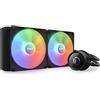NZXT Kraken 280 RGB - Dissipatore CPU AIO 280mm, LCD - Nero | AIO RGB 280mm con LCD personalizzabile da 1.54 pollici e ventole RGB. Mostra temp o arte e sincronizza le luci via CAM.