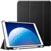 FINTIE Custodia per iPad Air 10,5 2019 (3a Gen) / iPad PRO 10,5 Pollici 2017 con Built-in Pencil Holder - Ultra Sottile Leggero Case Cover con Auto Sveglia/Sonno Funzione, Nero