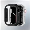Generic [Pellicola protettiva non inclusa] Custodia protettiva antiurto ultra sottile per Apple Watch Series 10 (46 mm e 42 mm), compatibile con accessori nelle taglie 40, 41, 44 e 45 mm. (41 mm, nero