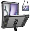 MKERED Custodia impermeabile iPad Air 11 pollici 6a generazione 2024,[Proteggi schermo integrato,portapenne e supporto] Custodia robusta tutto il corpo per iPad Air 6a/5a/4a generazione