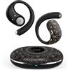 Micool Cuffie open-Ear Bluetooth 6.0, clip on auricolari senza fili con tempo di riproduzione 36H, riduzione del rumore, auricolari vivavoce, vestibilità comoda, per corsa, fitness e viaggi