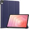 QJONSIU Cover Compatible con Samsung Galaxy Tab S12 Plus, Funzione Stand, Smart Cover con Auto Sleep Wake, Protettiva in PU e PC Antigraffio-Blu