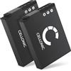 CELLONIC 2x Batteria compatibile con Nikon Coolpix A900, S9500, EN-EL12 | 1100mAh, 3.7V, Ioni di Litio per Nikon Coolpix S9900, S6200, S9700, S9100, S9300, S8200, S8000, P310, S6100, W300, P300, S31