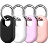 Diruite 4 Pezzi Portachiavi Cover Protettiva per Samsung Galaxy SmartTag 2 Custodia,Portatile Anti-Graffio Silicone Localizzatore Chiavi Case per Samsung Galaxy SmartTag 2