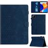 Rosbtib Custodia per Xiaomi Redmi Pad SE 8.7 pollici 4G 2024 con supporto con slot per schede, custodia in ecopelle con motivo a trama esagonale per Redmi Pad SE 8.7, Blu