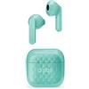 SBS Auricolari TWS Air Free Wireless Con Controlli Touch Multifunzione, Basetta Di Ricarica, Ideali Per Musica E Chiamate Fino A 3,5 Ore Consecutive, Gommini Inclusi, Verde Acqua