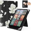 MoKo Custodia per 6,8,7 Kindle Paperwhite eReader Tablets, Magnolia | Accessori eReader per 6,8, 7 Pouces Kindle Paperwhite/Colorsoft/Kobo/Ocean, Custodia Leggera Folio ,Cinghia da Mano, Support