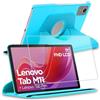 ebestStar - Cover per Lenovo Tab M11, Custodia Protezione Rotazione 360, Pelle PU, Blu + Vetro Temperato