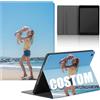 Xylota Personalizzate Custodia per iPad Air 13 Zoll M3/M2 (2025/2024) Tablet, Personalizzabile Cover con Foto Testi Immagine Aesthetic Disegni in PU Pelle Flip Protettiva Personalizzata Case