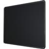 Silent Monsters Tappetino Mouse 32 x 27 cm piccolo, nero, con Bordo Cucito, Durevoli, antiscivolo e silenzioso, gioco, ufficio, casa, lavabile, arrotolabile, Tappetini per il Gaming Mousepad