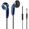 ulafbwur Auricolare cablato auricolare cablato ad alta fedeltà surround effetto sonoro universale 3,5 mm Mage Bass Sport Gaming Earbud per chiamate Cuffie cablate in-ear