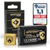 PATONA Protect NP-FW50 Batteria 1100mAh per Sony Alpha 6500 A7 | Guscio V1 - per Alpha 5000-6500, A7, A7S, A7R (I+II), NEX, RX10 II-IV e ZV-E10 - la riserva sicura per la borsa