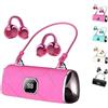 Generic Cuffie wireless a clip, alla moda, comode, da donna, con clip, auricolari Bluetooth aperti con orecchini staccabili, riduzione del rumore, per allenamenti e pendolarismo (rosso rosa)