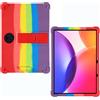AKNICI Custodia Silicone per TCL TAB A1 Plus Tablet 12,2 Pollici, Protettiva Cover con Supporto Integrato per TCL TAB A1 Plus Tablet 12,2 Pollici, Arcobaleno