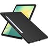 WFTE Cover per Samsung Galaxy Tab S10 FE 10.9 Cover Telefono Morbida TPU Ultra Sottile Elegante Custodia Protettiva Case per Galaxy Tab S10 FE [Protezione Anticaduta, Antiscivolo] - Nero