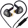 Linsoul TANGZU Wan'er S.G II in Ear Monitor, Cuffie HiFi Cablate, Auricolari Gaming IEM con Driver Dinamico da 10mm e Diaframma PET con Cavo OFC Staccabile 2Pin per Audiofili(Nero,3.5mm Con Mic)