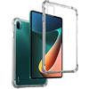 REY Cover in Gel TPU Anti-Shock per XIAOMI Pad 5 - XIAOMI Pad 5 PRO, Morbido Silicone Custodie Protettivo Case, Anti-Scratch, Protettiva Sottile Back Cover