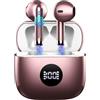 Jxrev Cuffie Bluetooth Auricolari Bluetooth 5.4, Cuffie Wireless con 4 ENC Cancellazione Rumore Mic, Cuffie in Ear 40 Ore di Riproduzione, Cuffie Senza Filo HiFi Stereo IP7 Impermeabili per iOS & Android
