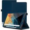 Envibe Custodia per Xppen Magic Note Pad 10.95 Pollici, Cover Tablet Xppen Magic Note Pad, Copertura Protettiva Pieghevole con Supporto per Matita e Cinturino da Polso, Protezione Completa. (Blu)
