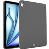 Generic Custodia in silicone morbido compatibile con iPad Air 11 (M3 2025 7th/M2 2024 6th), custodia protettiva per tablet leggera in TPU opaco antiurto compatibile con iPad Air 11 M3. Grigio