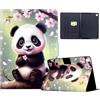Generico DayQiQiPu Cover per Huawei MediaPad M5 Lite BAH2-W19, BAH2-L09 (10,1 Pollici) Custodia Portafoglio Flip Leggero e Sottile Con Motivo Cartoon Panda Guscio con Supporto e Auto Wake/Sleep, 04